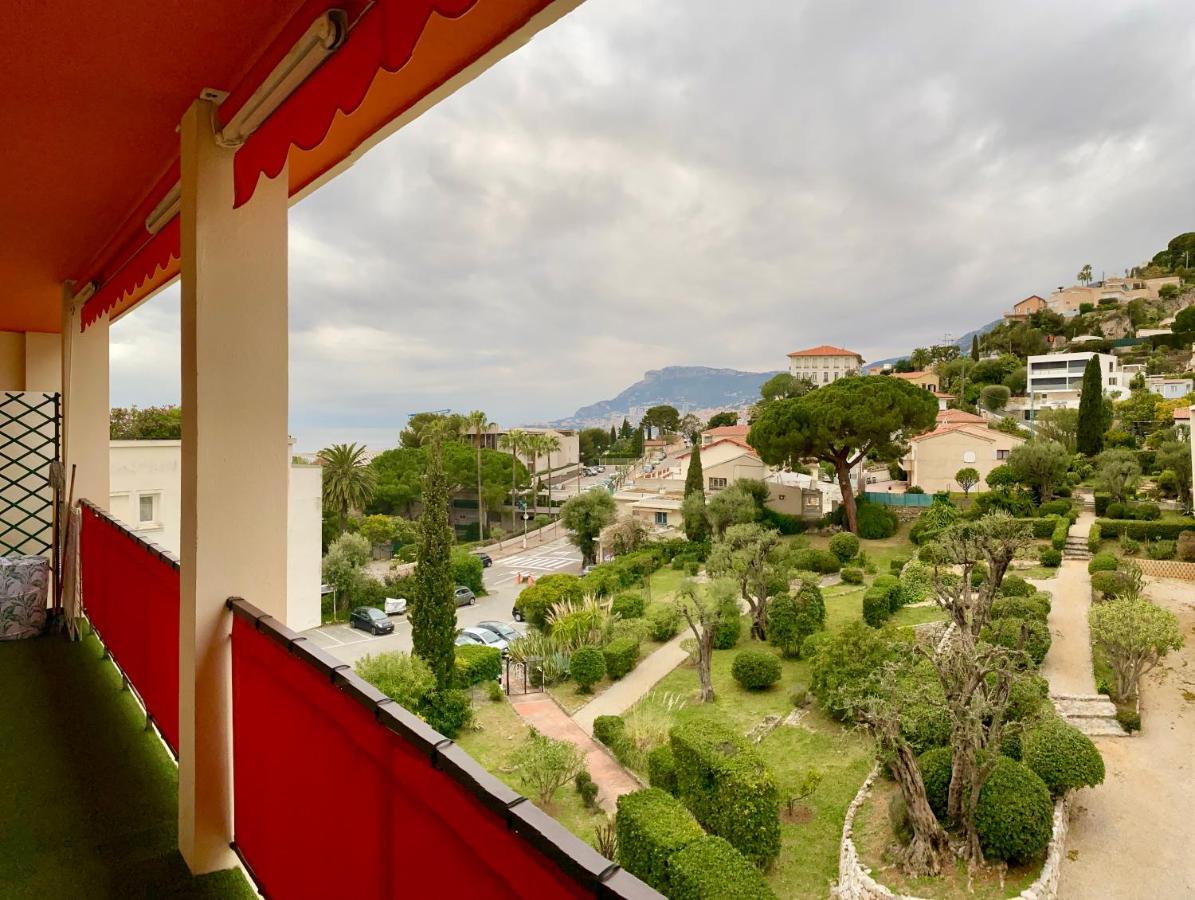 Charmant 2 Pieces Vue Sur Mer Et Monte-Carlo A Roquebrune Cap Martin 외부 사진