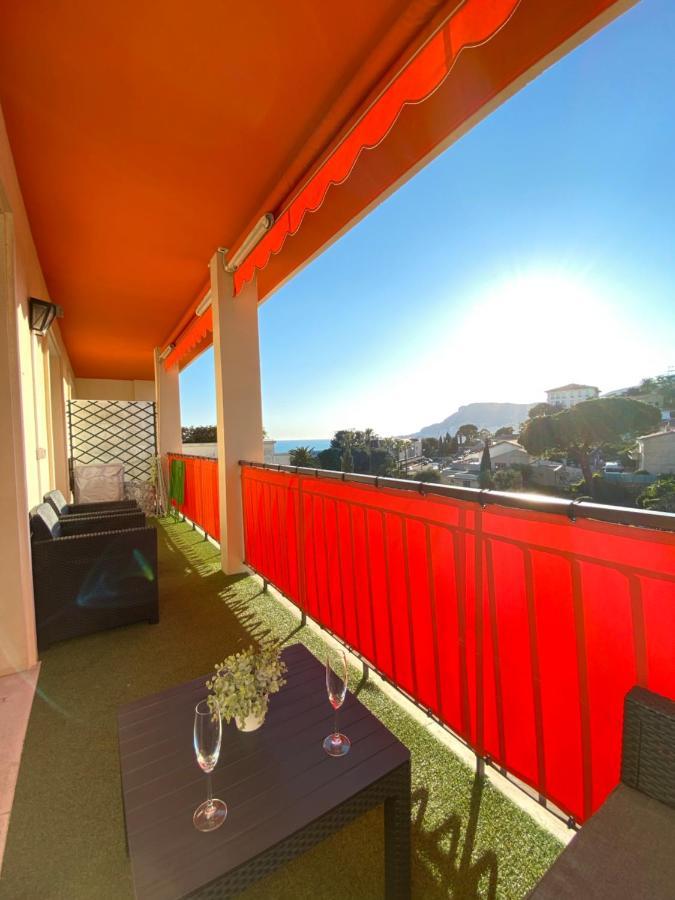 Charmant 2 Pieces Vue Sur Mer Et Monte-Carlo A Roquebrune Cap Martin 외부 사진