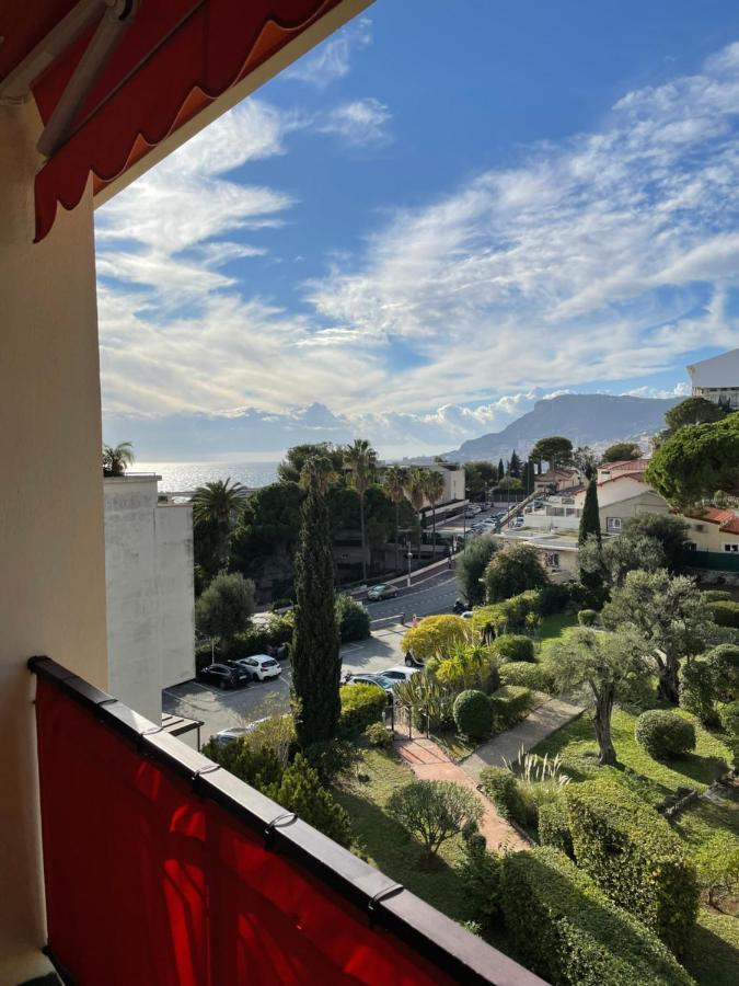 Charmant 2 Pieces Vue Sur Mer Et Monte-Carlo A Roquebrune Cap Martin 외부 사진