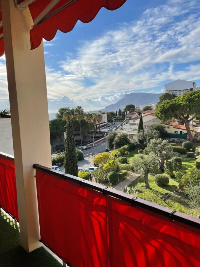 Charmant 2 Pieces Vue Sur Mer Et Monte-Carlo A Roquebrune Cap Martin 외부 사진