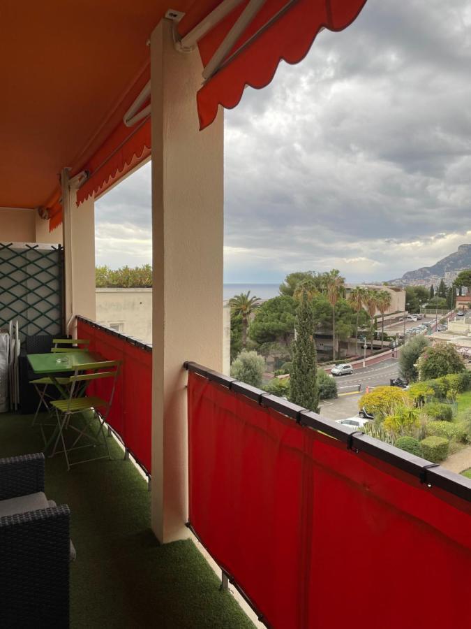 Charmant 2 Pieces Vue Sur Mer Et Monte-Carlo A Roquebrune Cap Martin 외부 사진